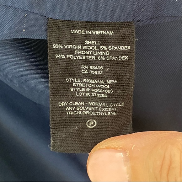 Theory Risbana Stretch Wool Sheath Dress In Sapphire Blue Size 10 - Picture 13 of 14